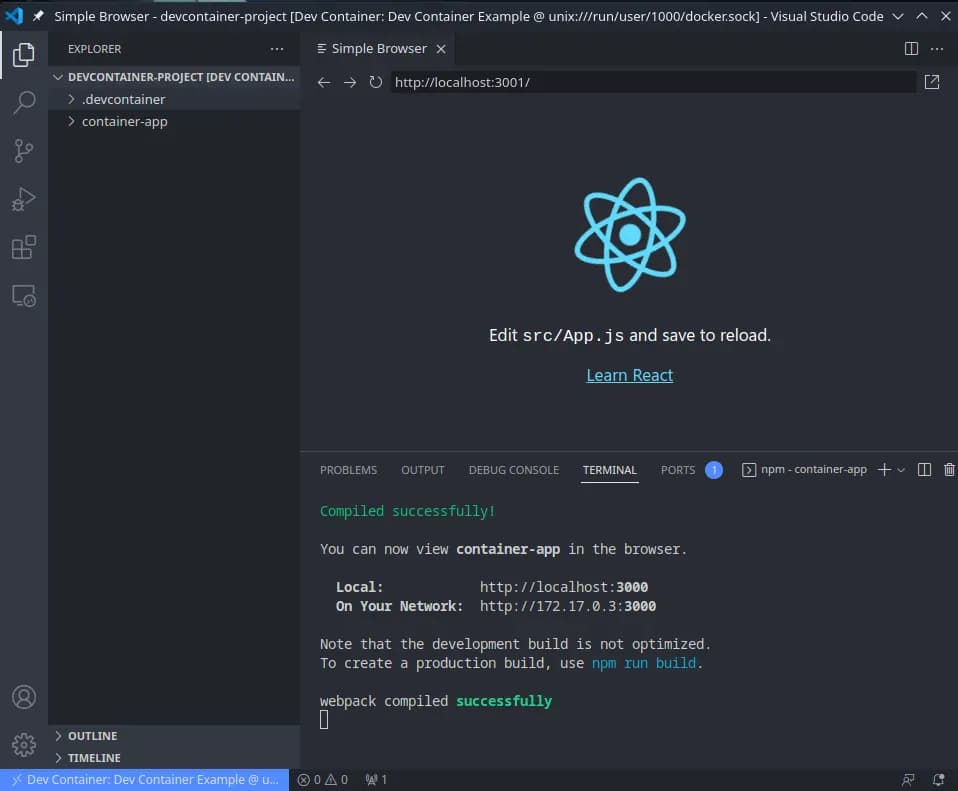 React App